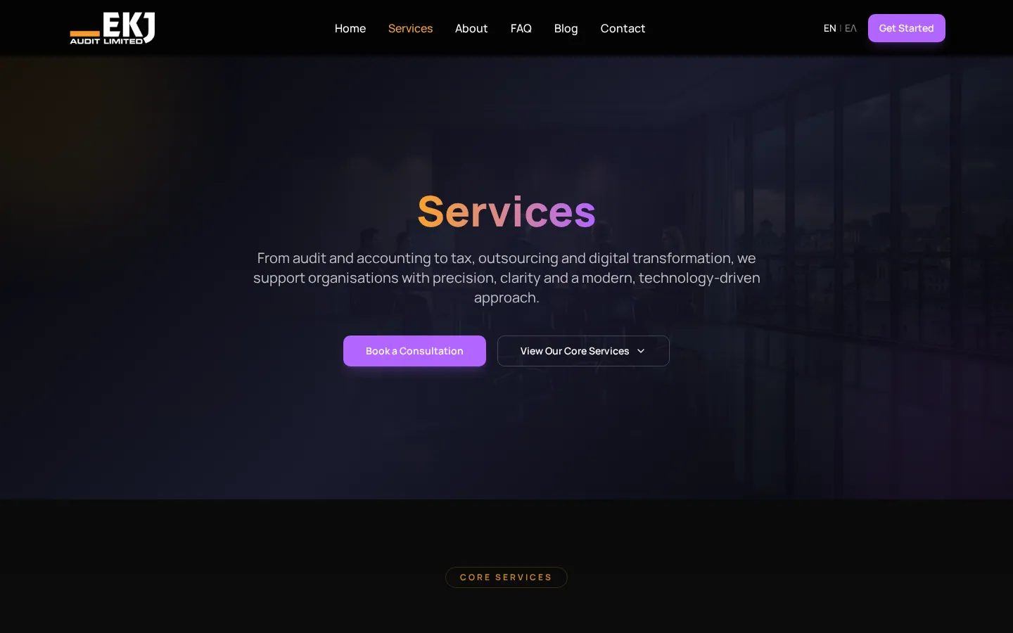 EKJ — SERVICES