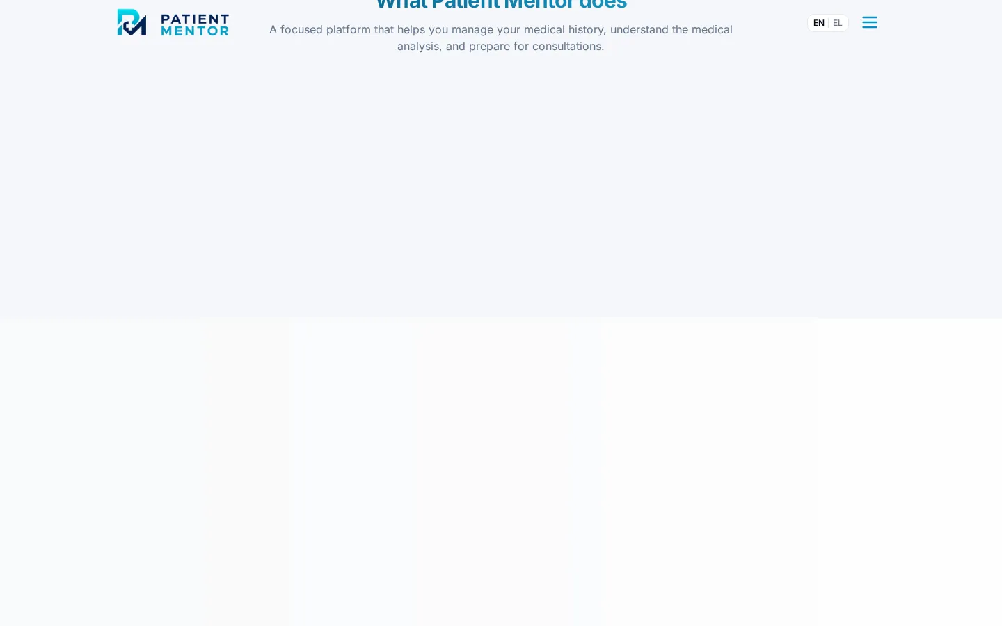 PATIENT MENTOR — WHAT IT DOES